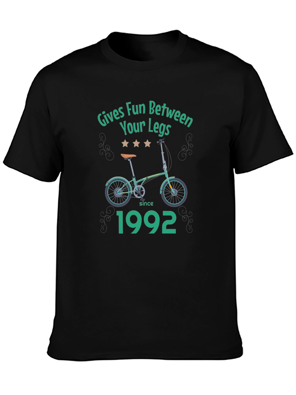 Funny Gives Fun Between Your Legs Bicycle T-Shirt