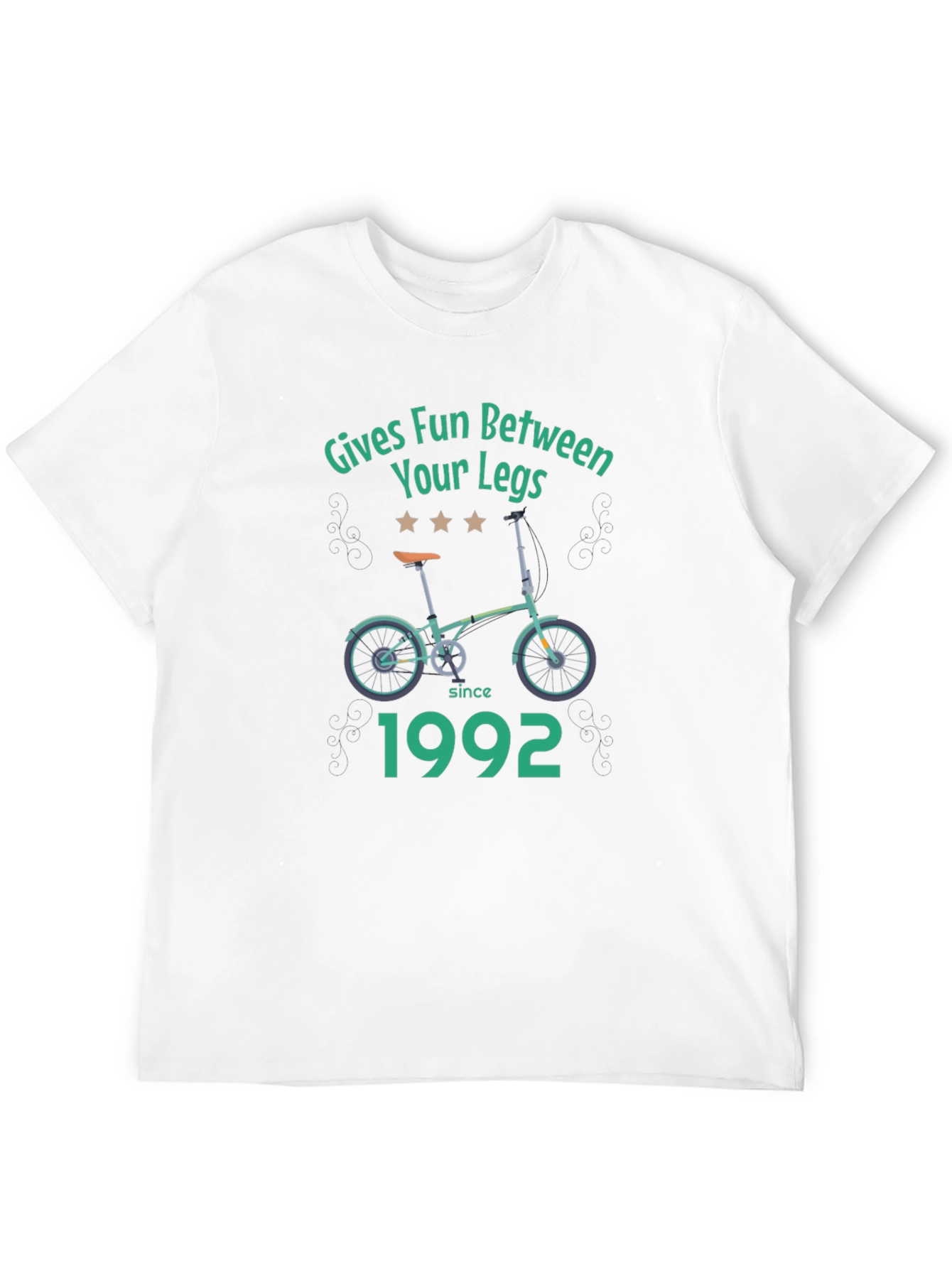Funny Gives Fun Between Your Legs Bicycle T-Shirt