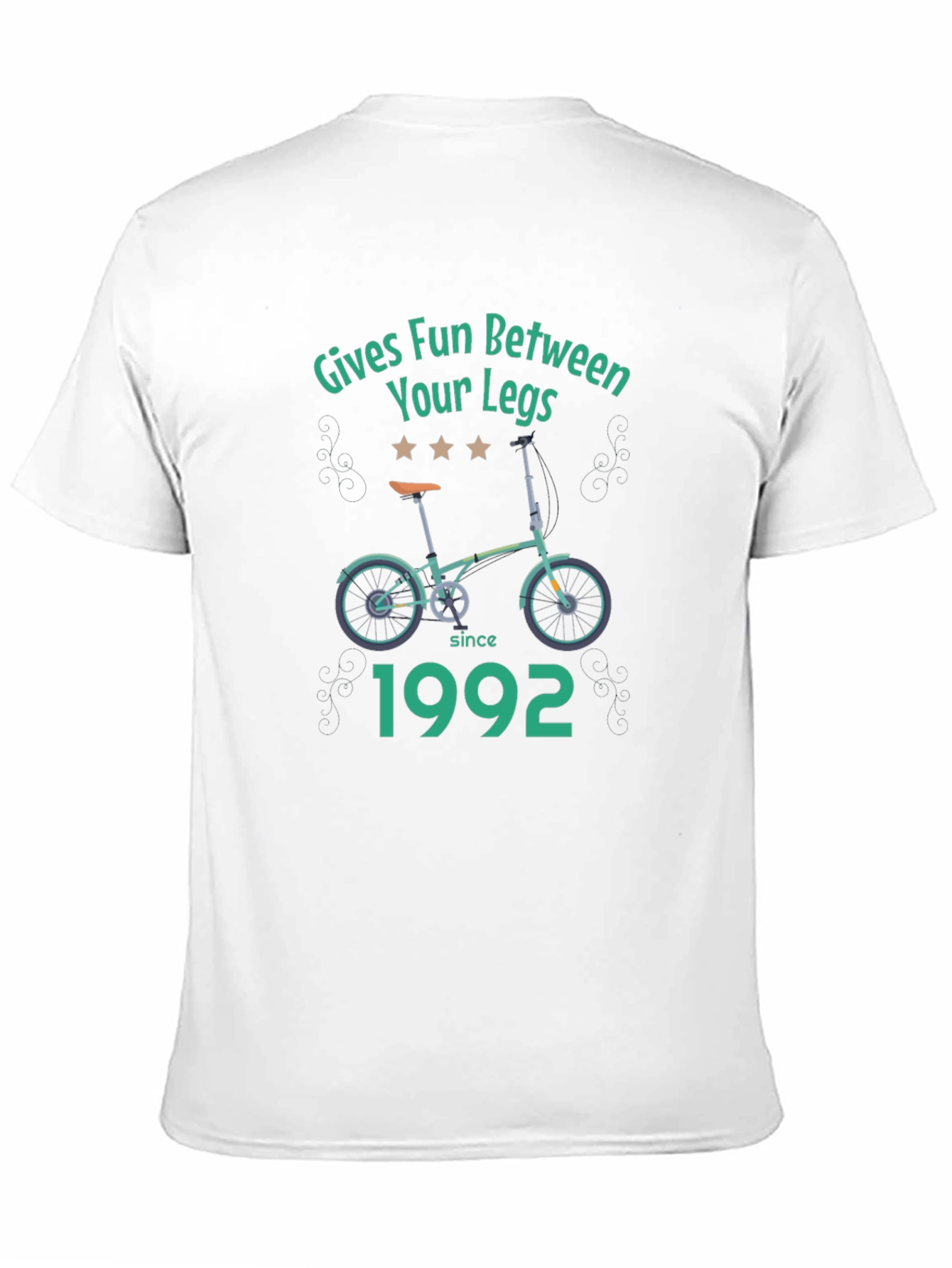 Funny Gives Fun Between Your Legs Bicycle T-Shirt