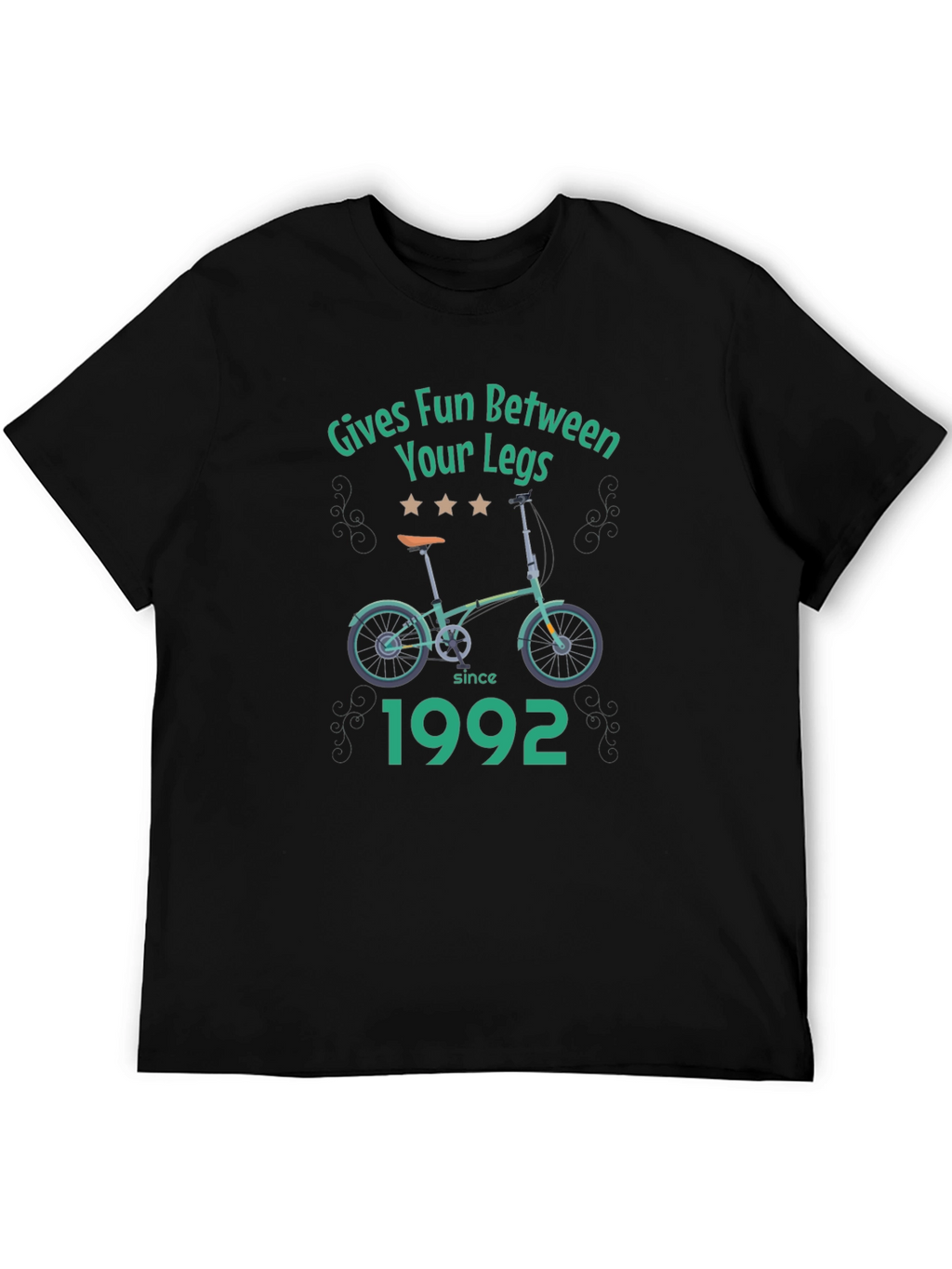Funny Gives Fun Between Your Legs Bicycle T-Shirt