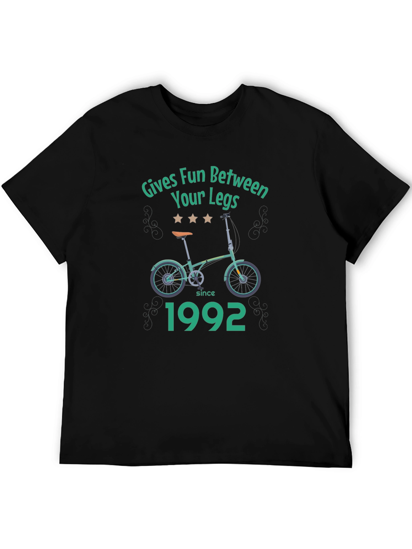 Funny Gives Fun Between Your Legs Bicycle T-Shirt