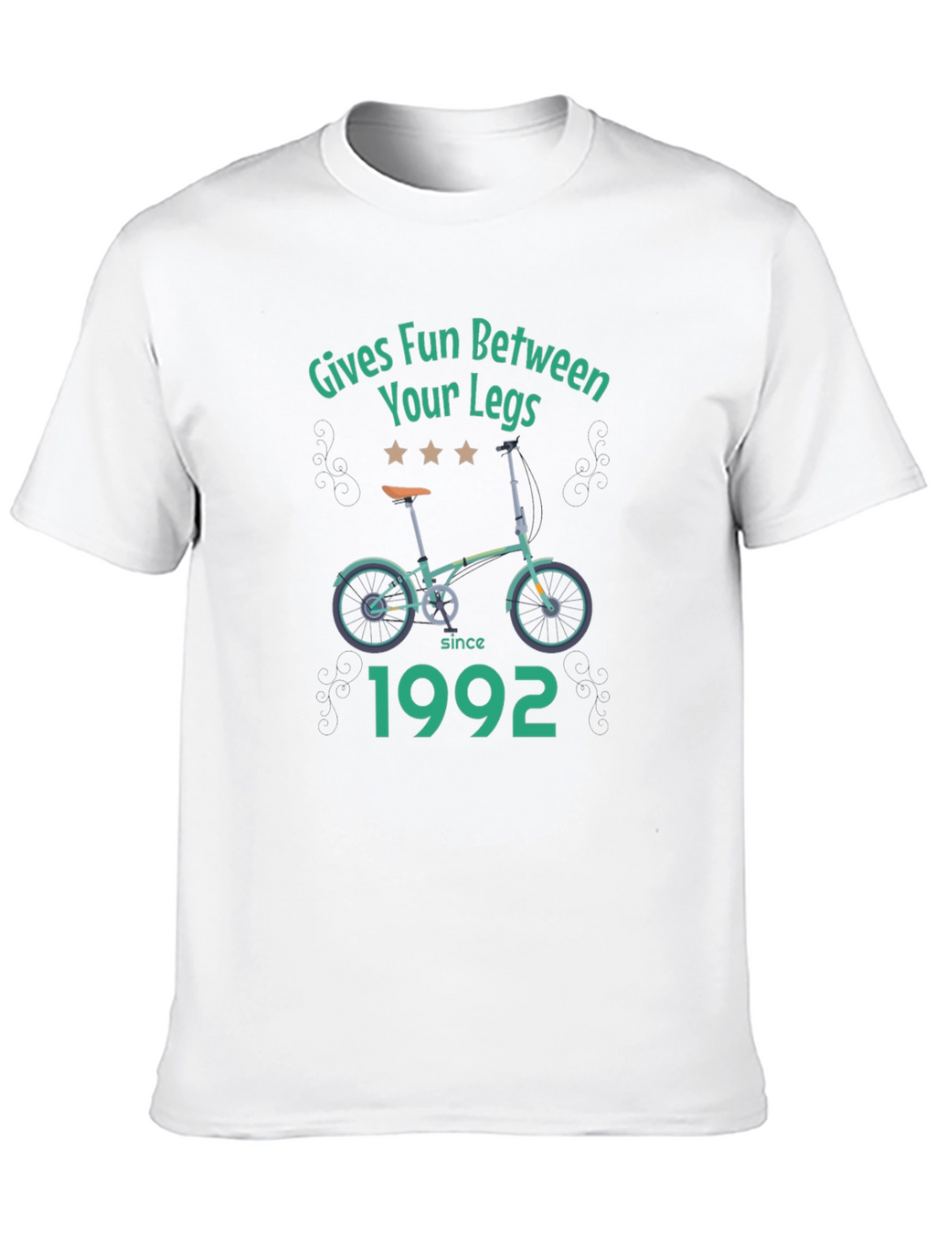 Funny Gives Fun Between Your Legs Bicycle T-Shirt