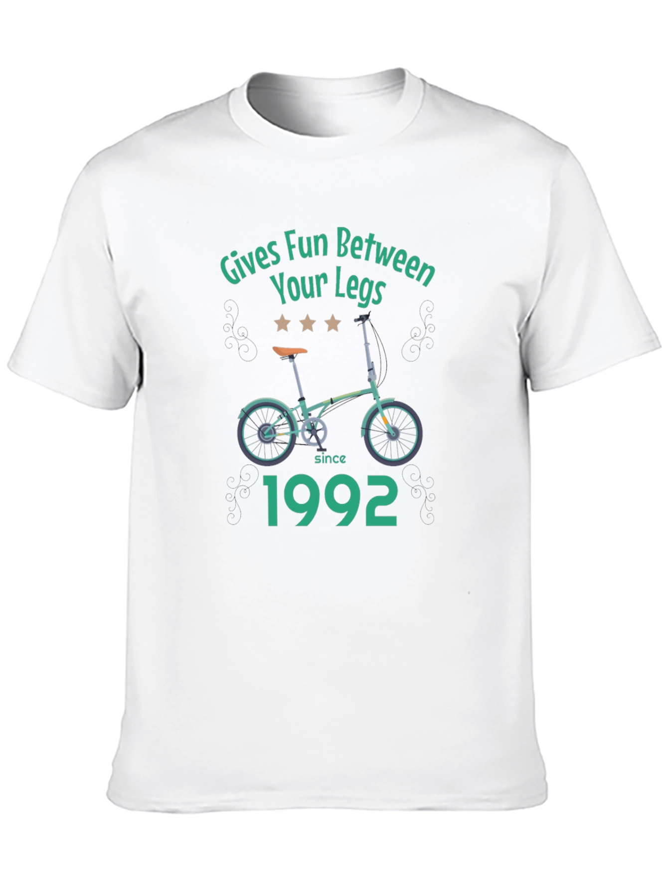 Funny Gives Fun Between Your Legs Bicycle T-Shirt