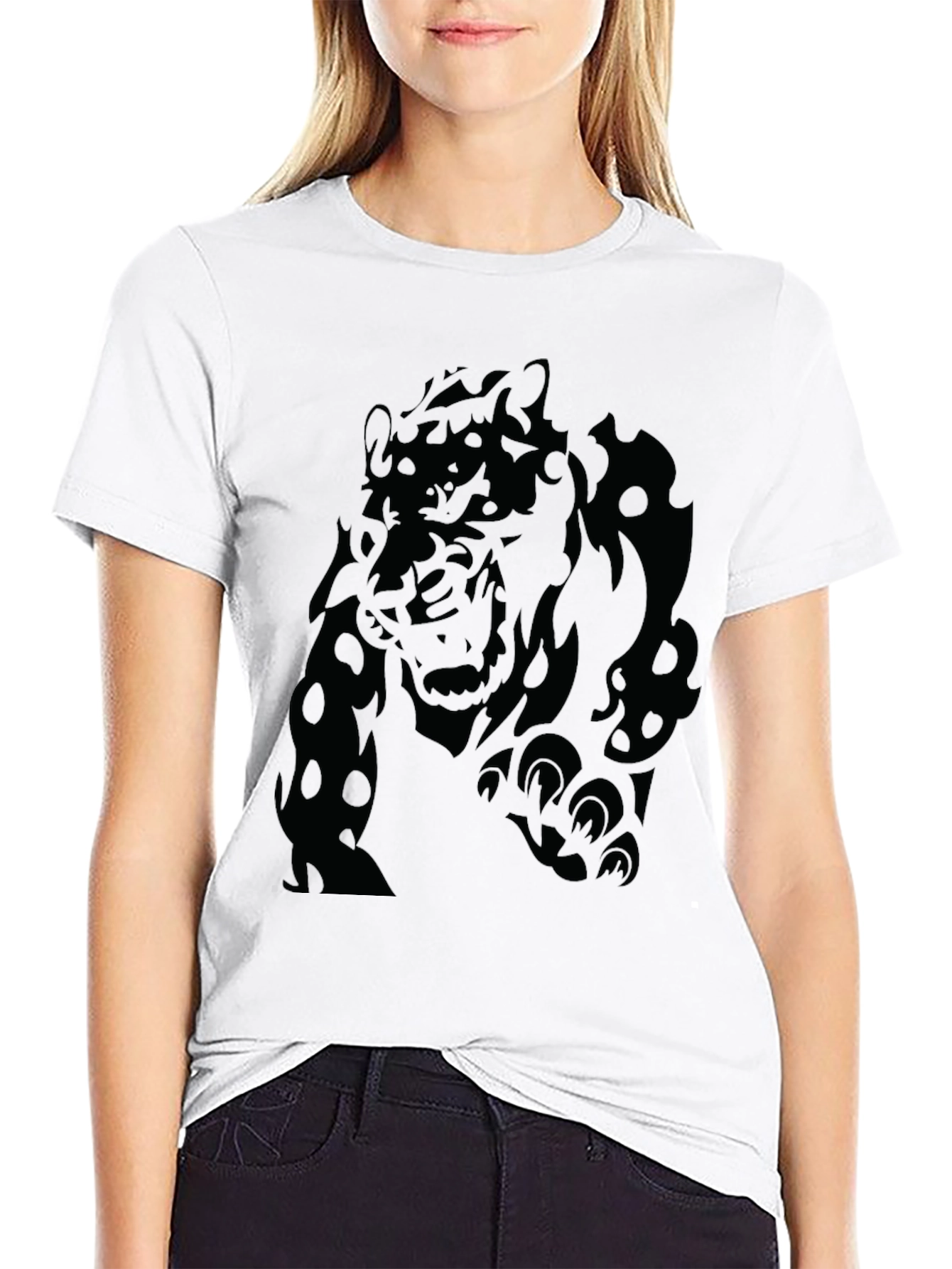 Mens Black Panther Graphic T-Shirt