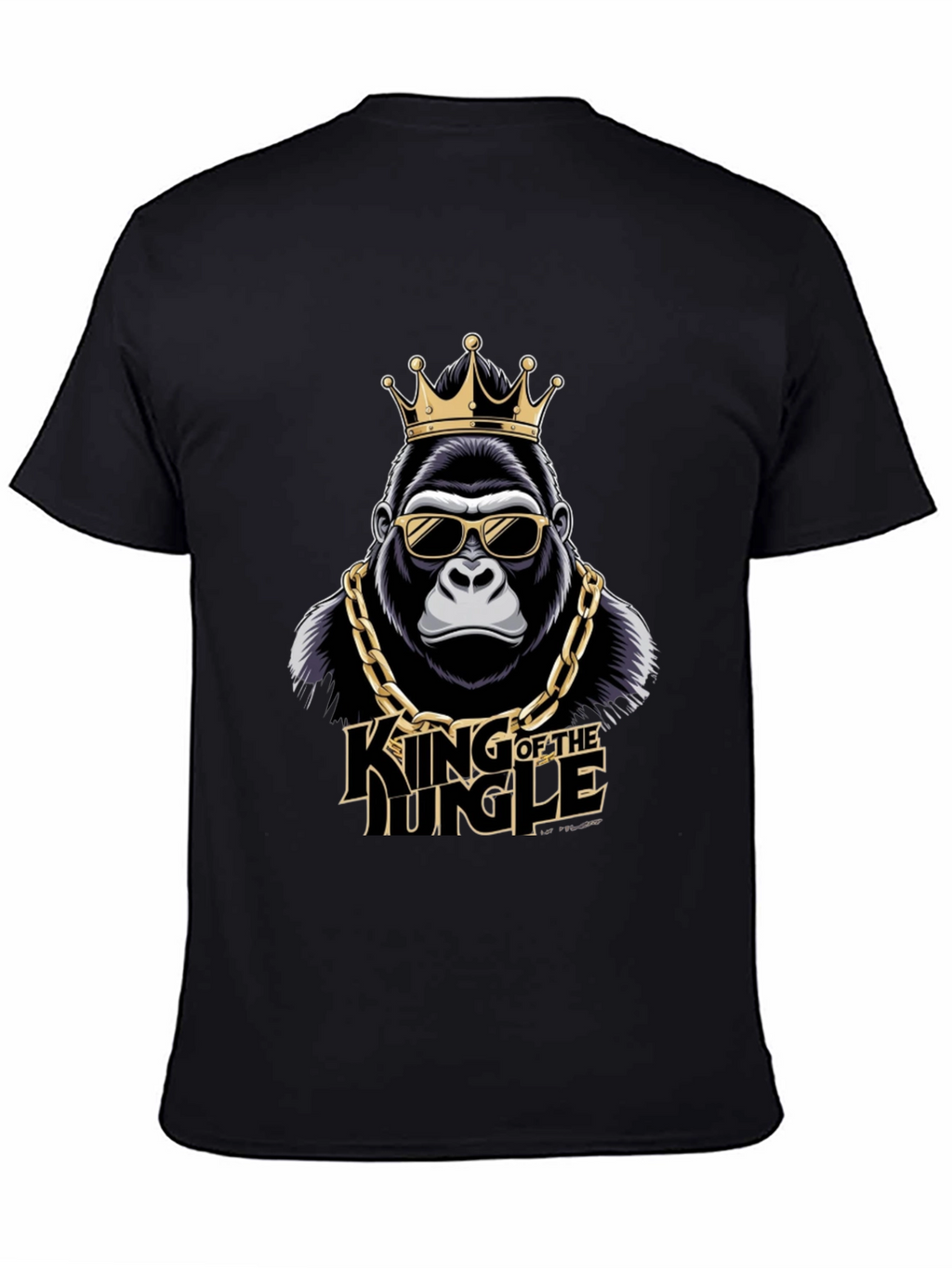 King of the Jungle Gorilla Graphic T-Shirt