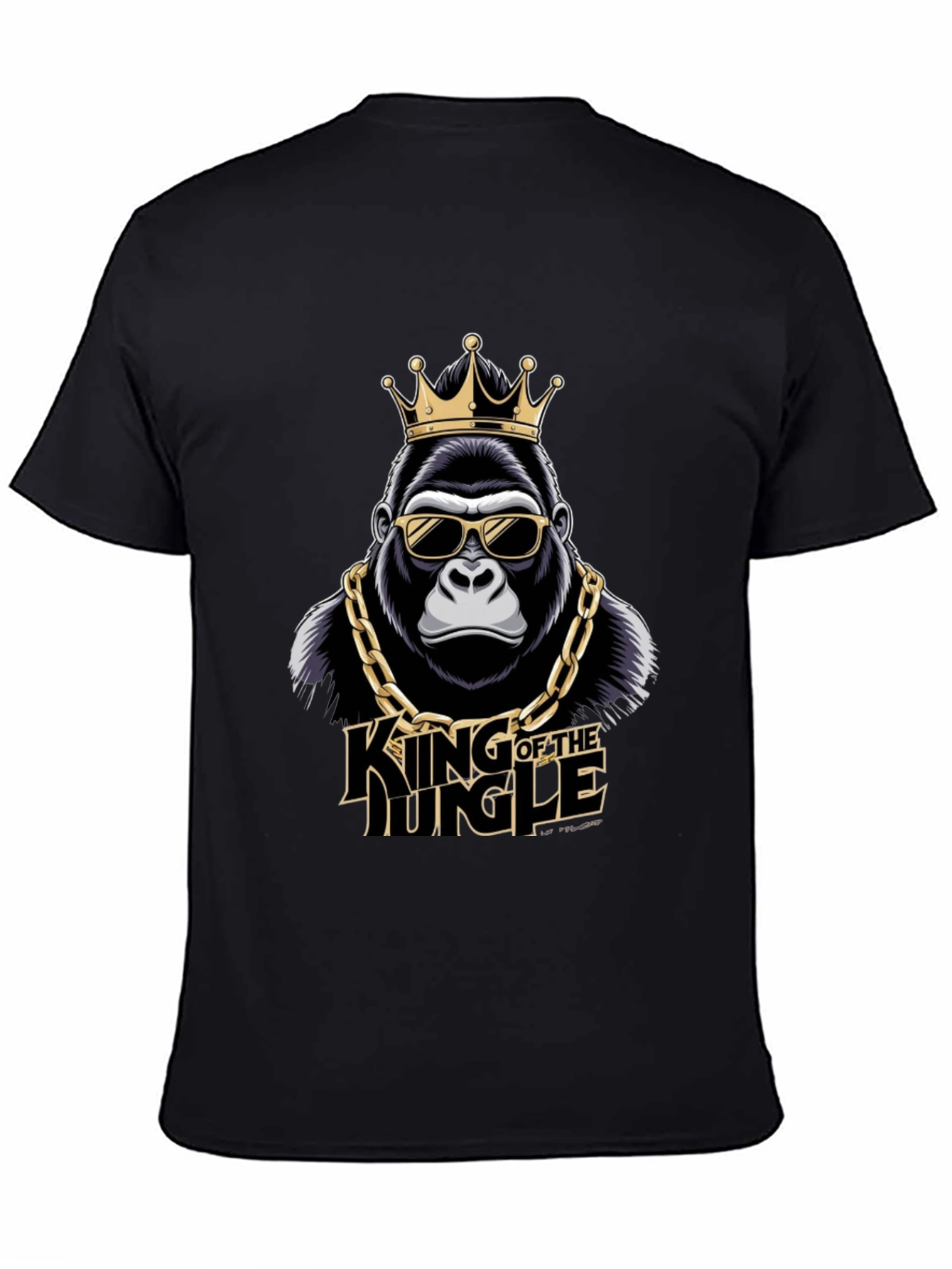 King of the Jungle Gorilla Graphic T-Shirt