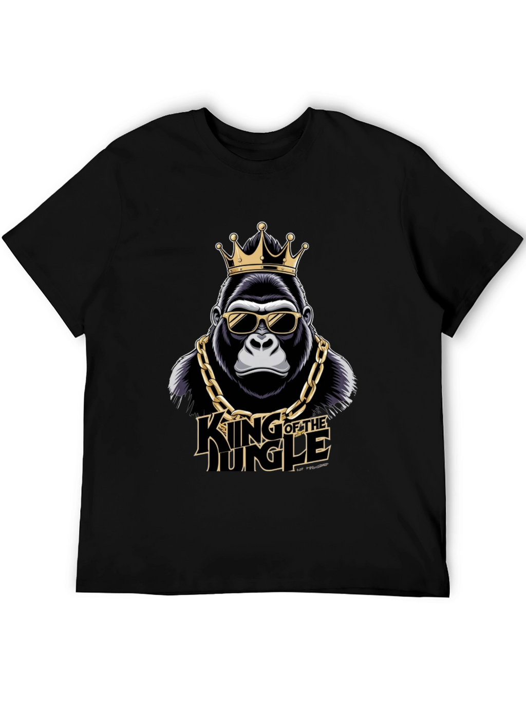 King of the Jungle Gorilla Graphic T-Shirt