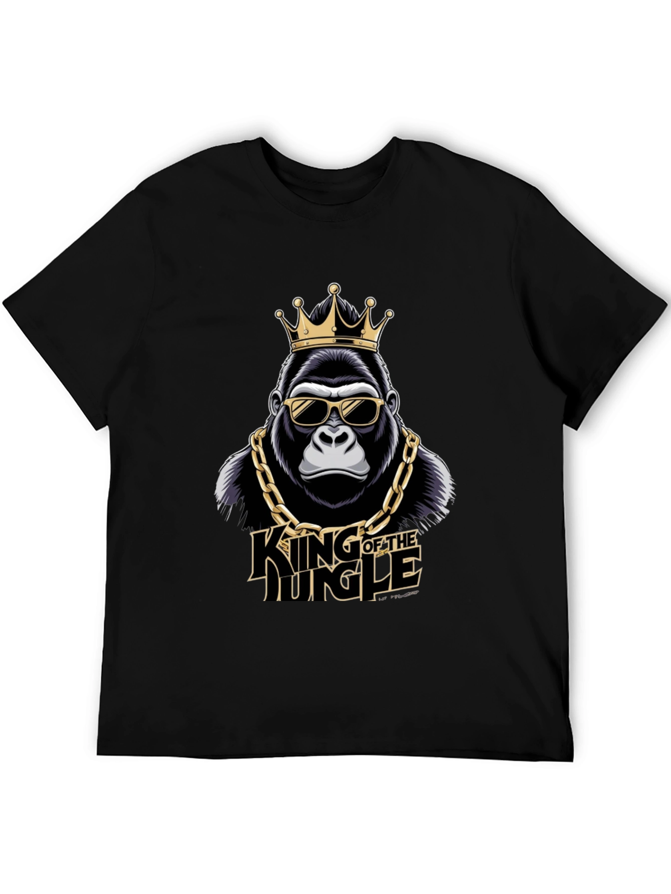 King of the Jungle Gorilla Graphic T-Shirt