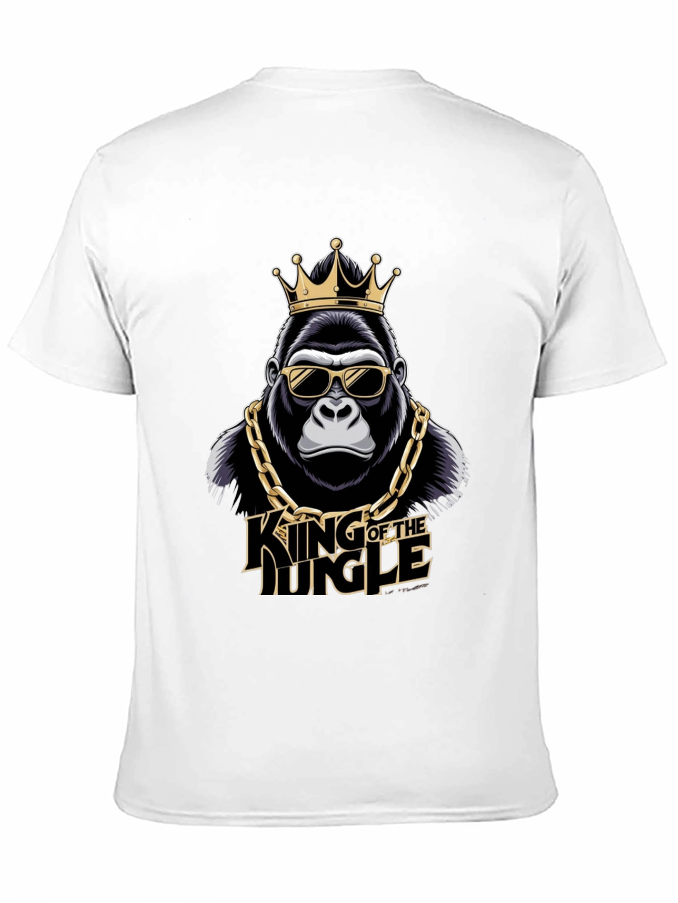 King of the Jungle Gorilla Graphic T-Shirt