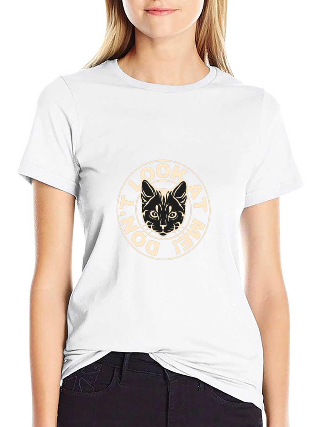 Dont Look At Me! Cat T-Shirt