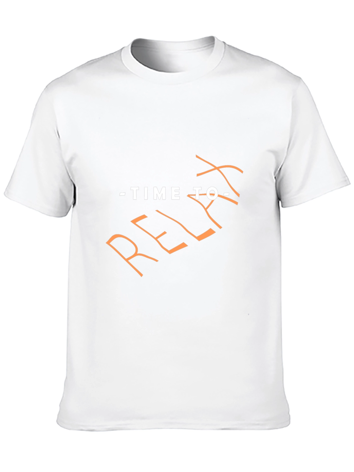 Time to Relax Black Graphic T-Shirt