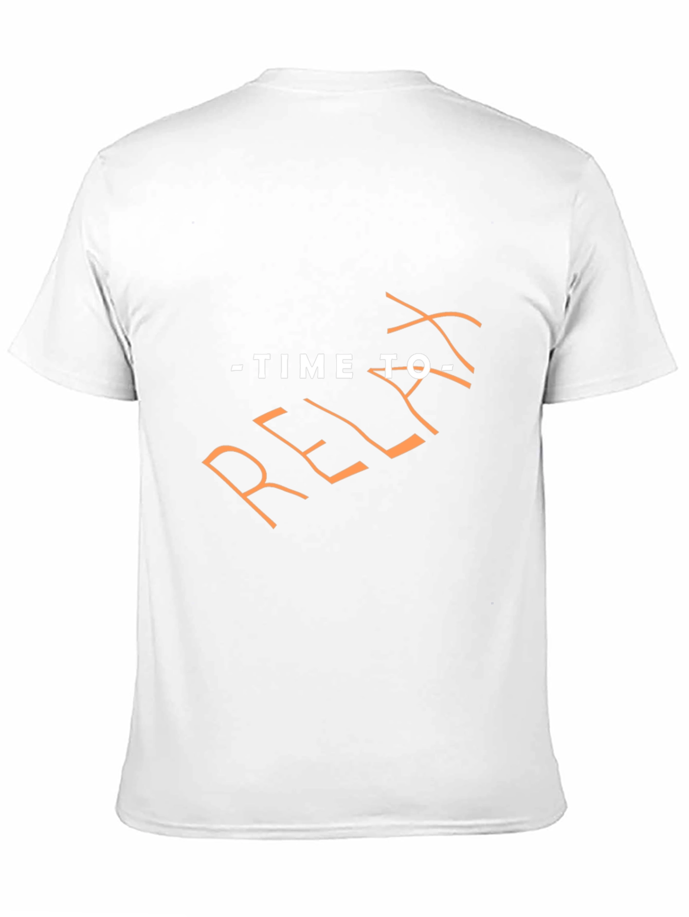 Time to Relax Black Graphic T-Shirt