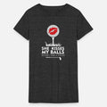 Golf - she kisses my balls before i take a strok