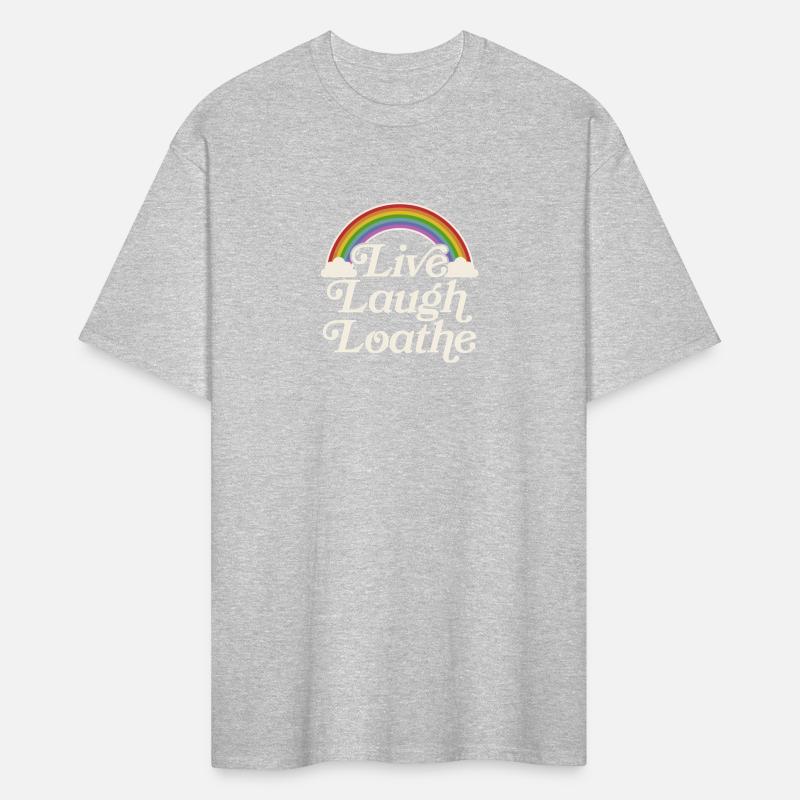 Goth Gothic Parody Rainbow Live Laugh Loathe