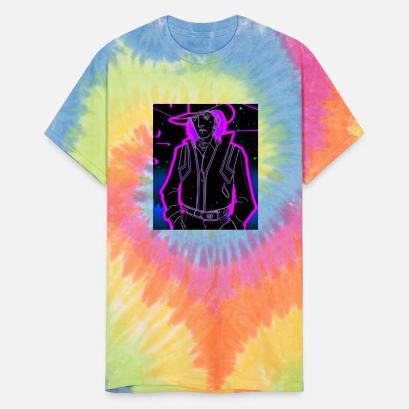 Goth Synthwave Outrun Goth Cowboy