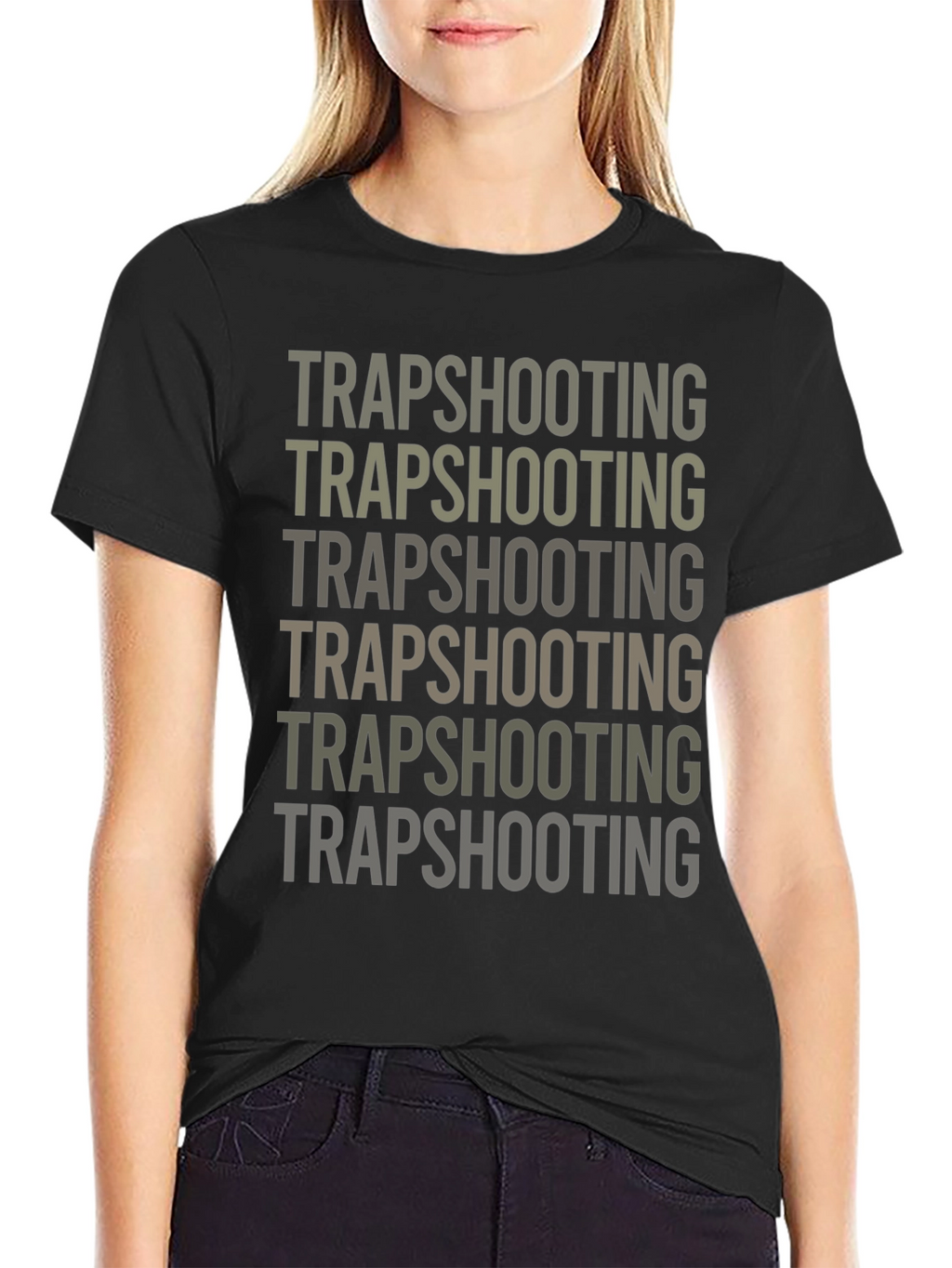 Trapshooting Graphic Print T-Shirt