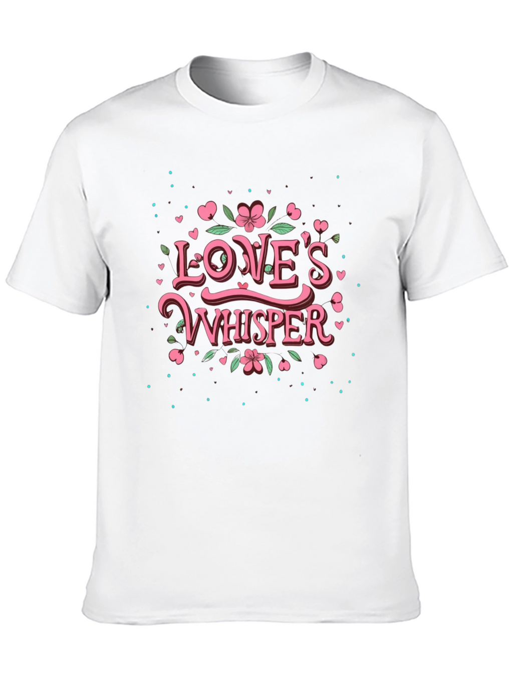 Loves Whisper Graphic T-Shirt - Black
