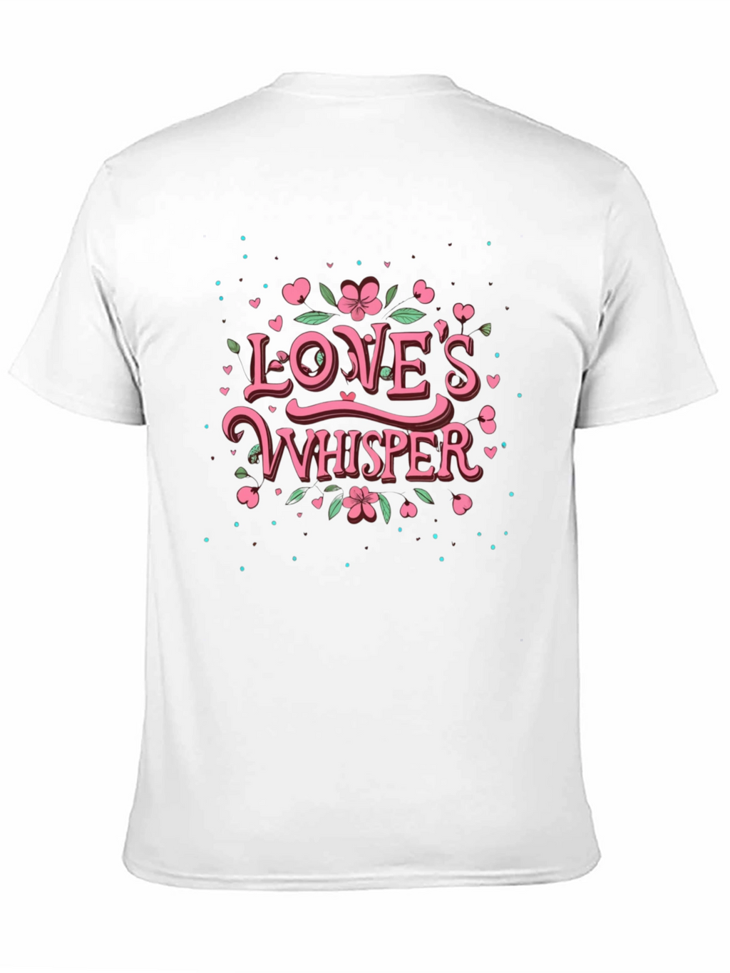 Loves Whisper Graphic T-Shirt - Black