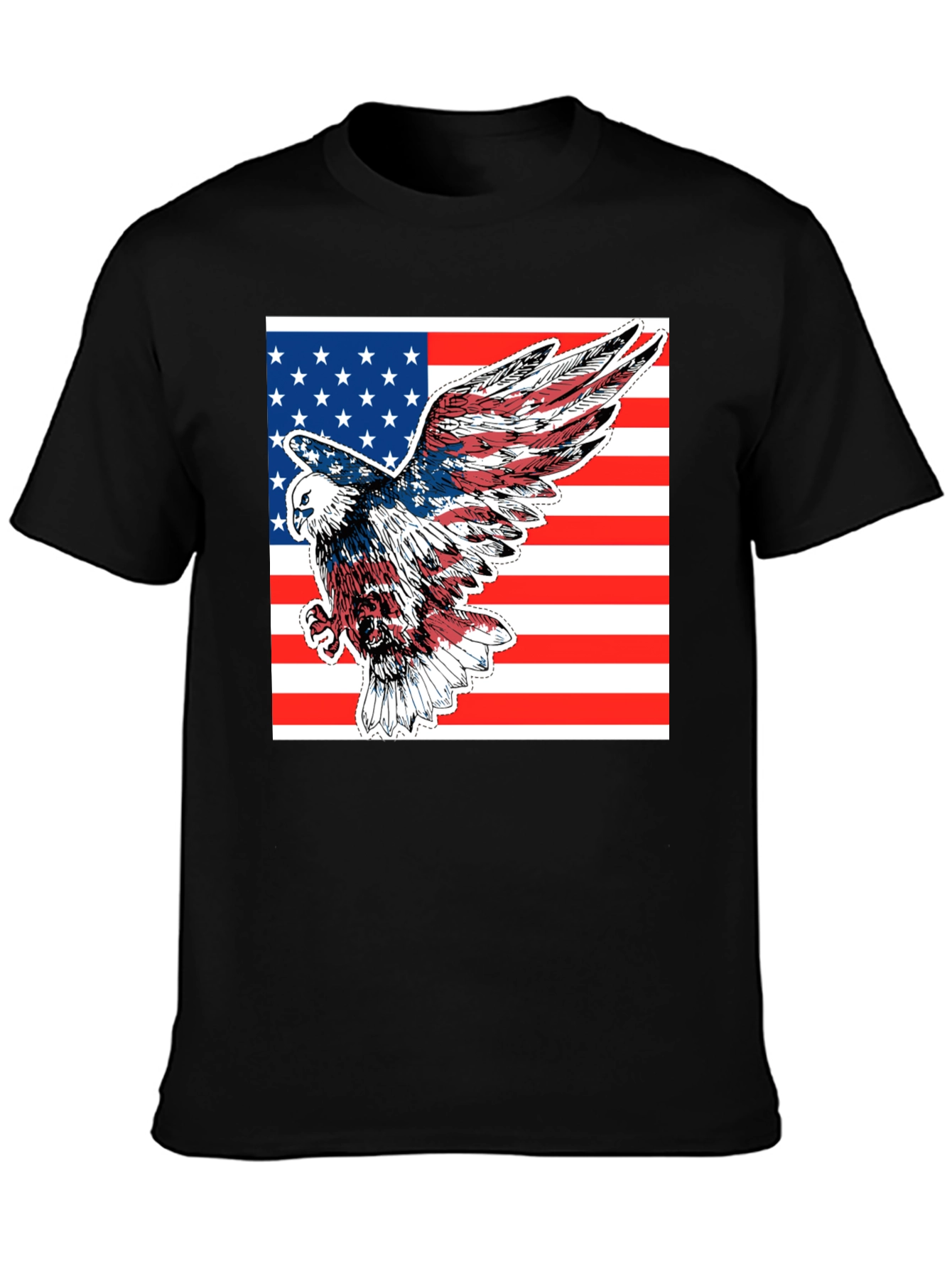 American Eagle Flag Graphic Tee