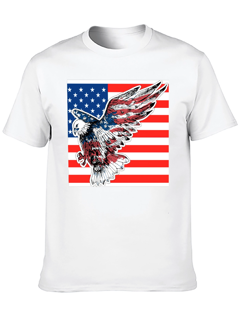 American Eagle Flag Graphic Tee