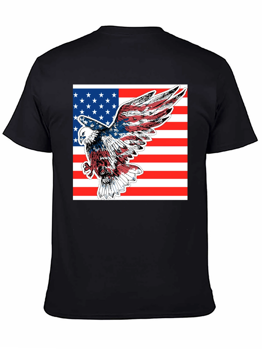 American Eagle Flag Graphic Tee