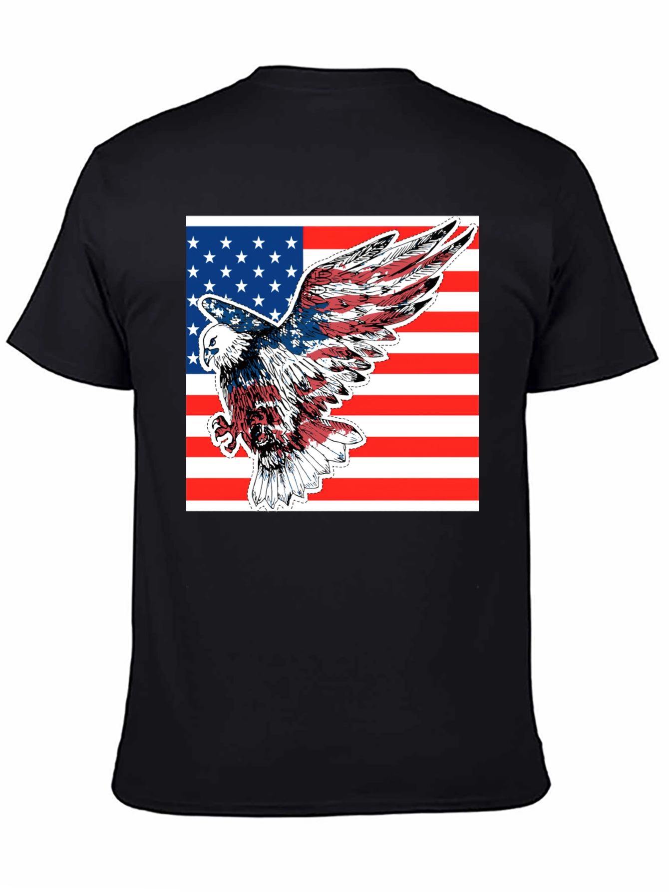 American Eagle Flag Graphic Tee