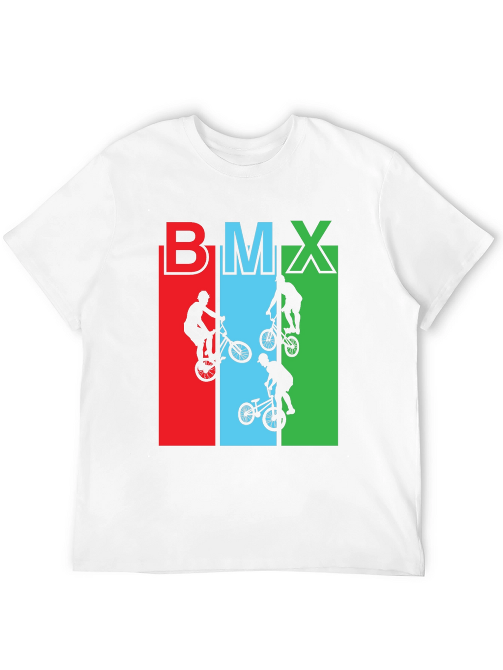 BMX Rider Graphic Tee - Black Cotton T-Shirt
