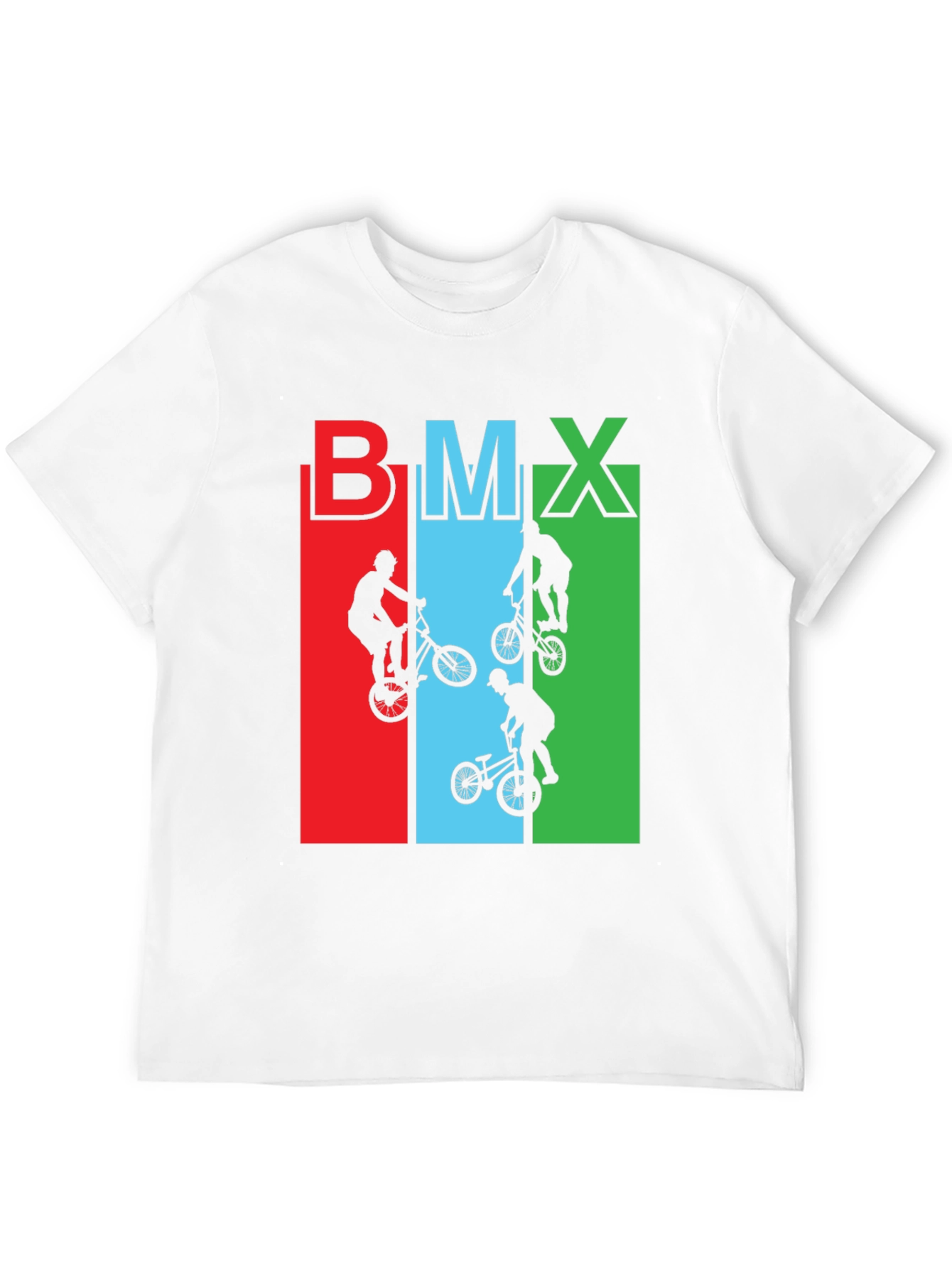 BMX Rider Graphic Tee - Black Cotton T-Shirt