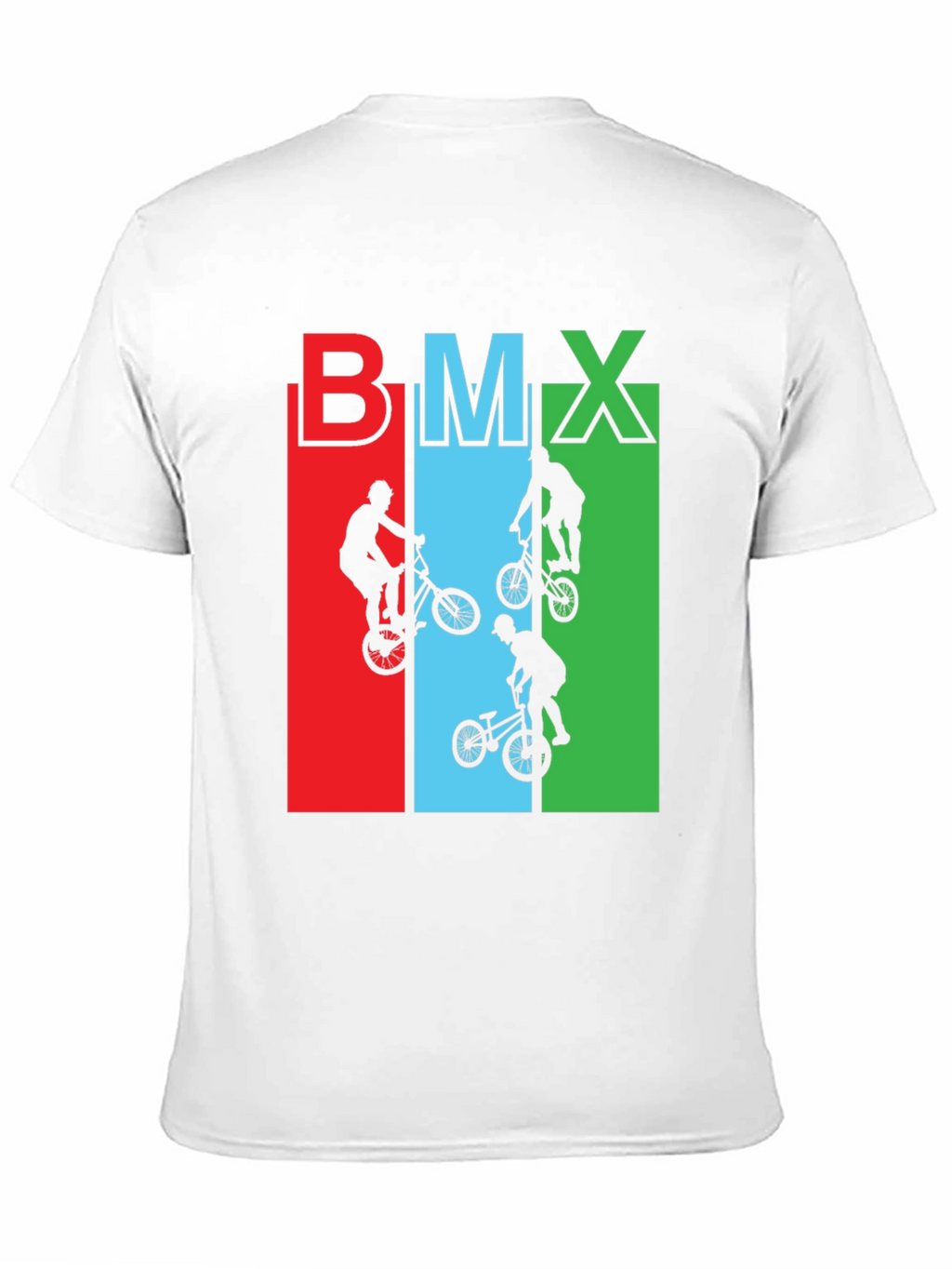 BMX Rider Graphic Tee - Black Cotton T-Shirt
