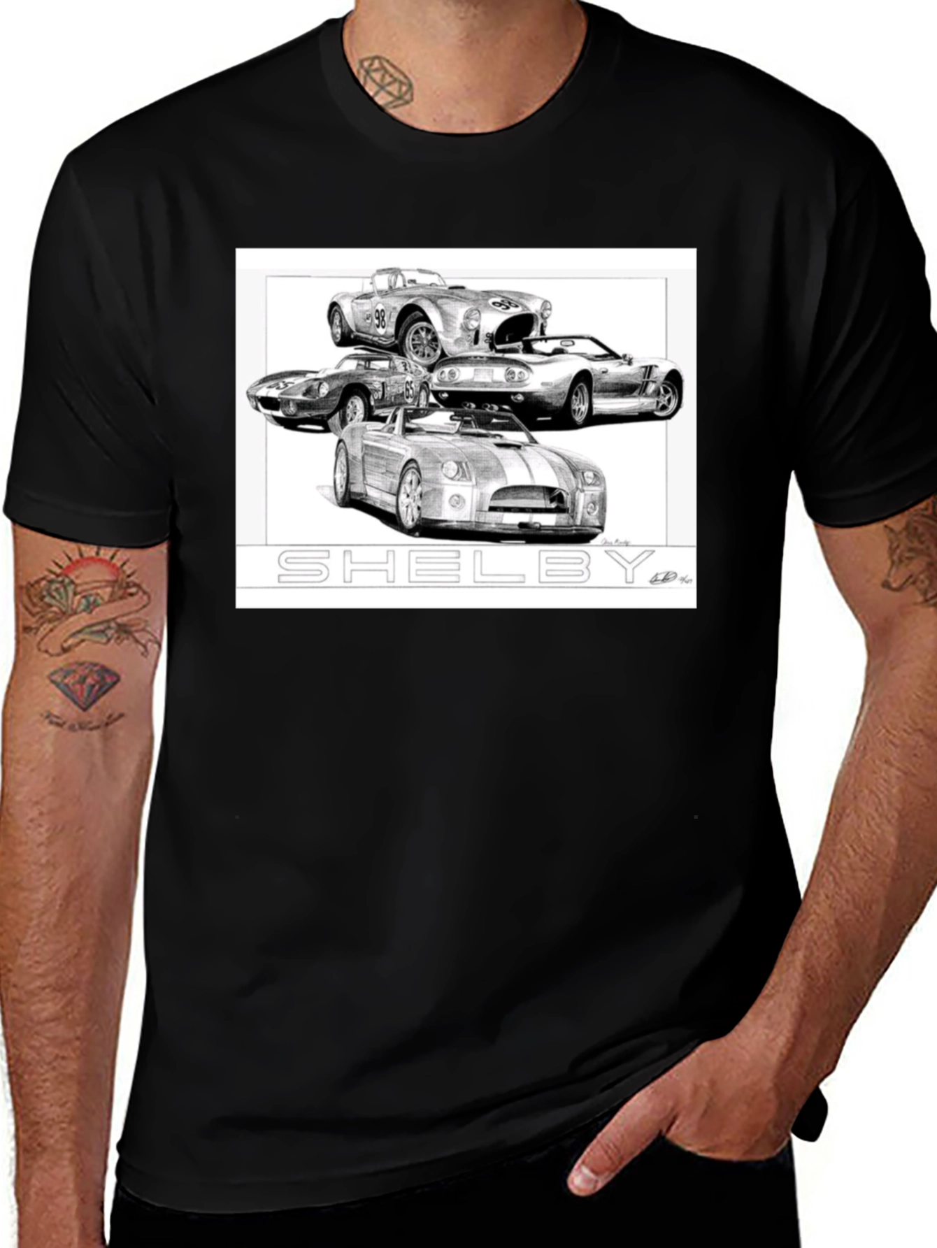 Shelby Car T-Shirt: Automotive Enthusiast Apparel