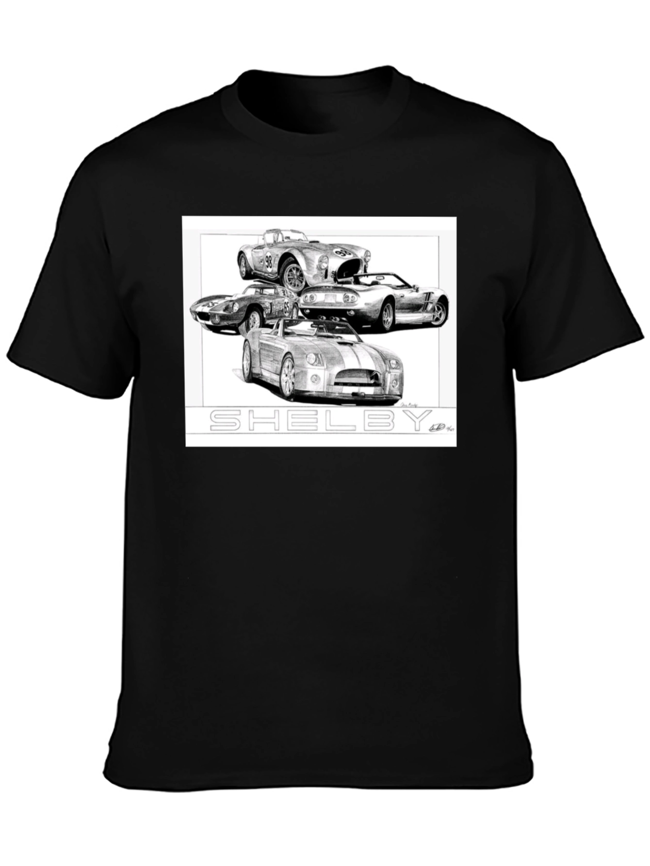 Shelby Car T-Shirt: Automotive Enthusiast Apparel