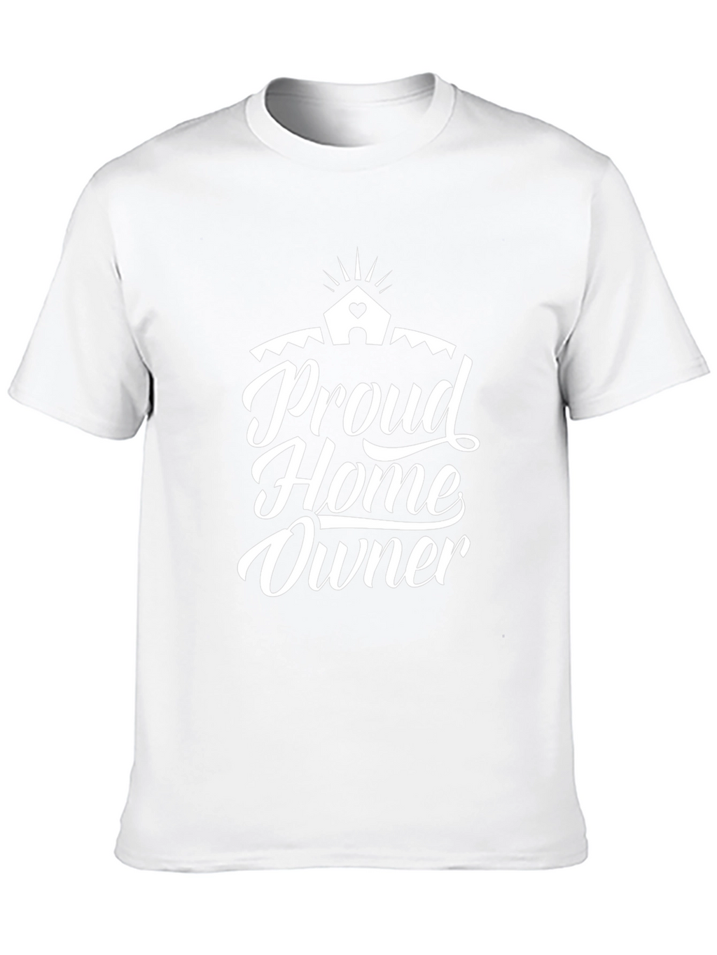 Proud Home Owner Black Graphic T-Shirt