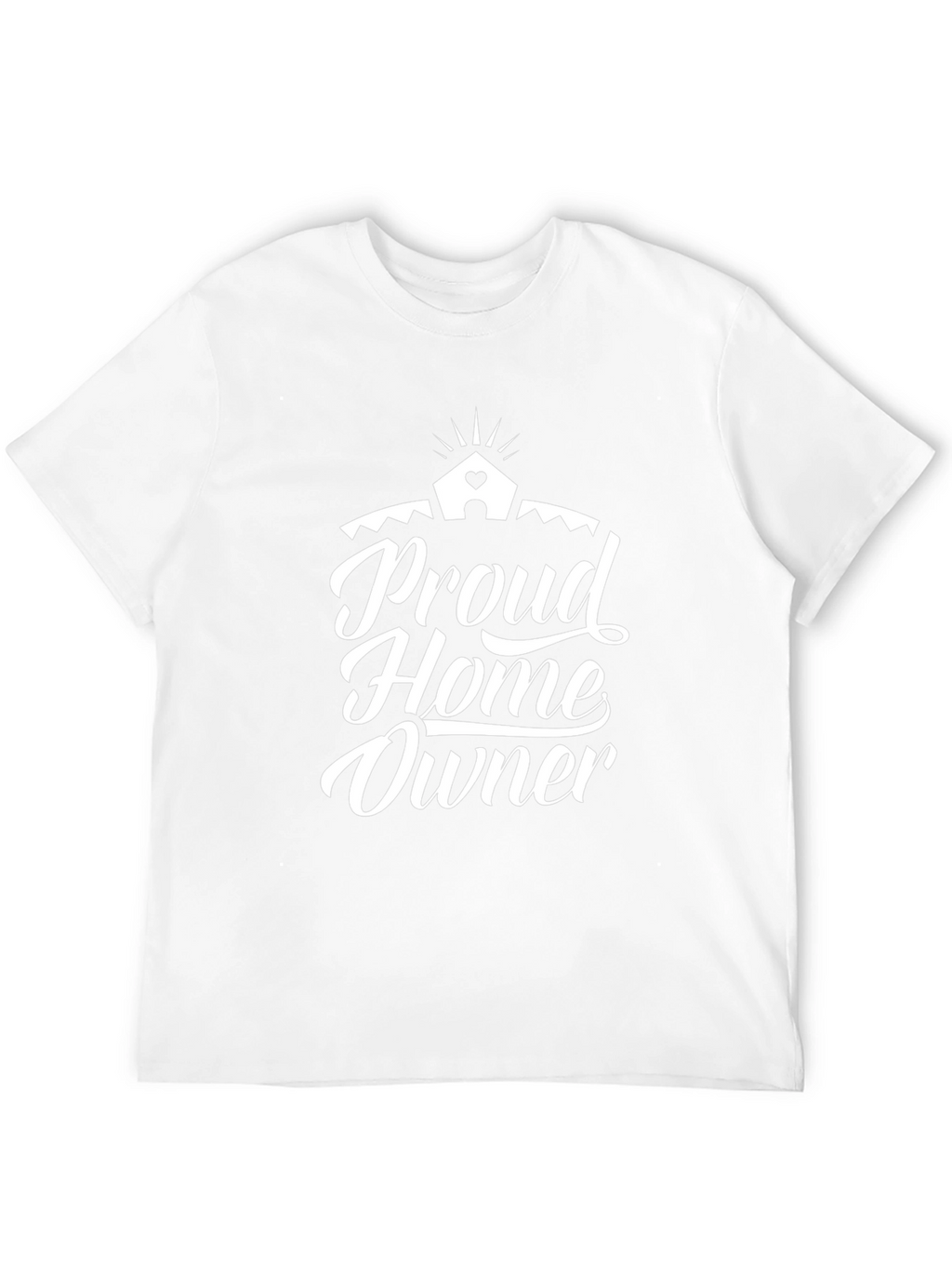 Proud Home Owner Black Graphic T-Shirt