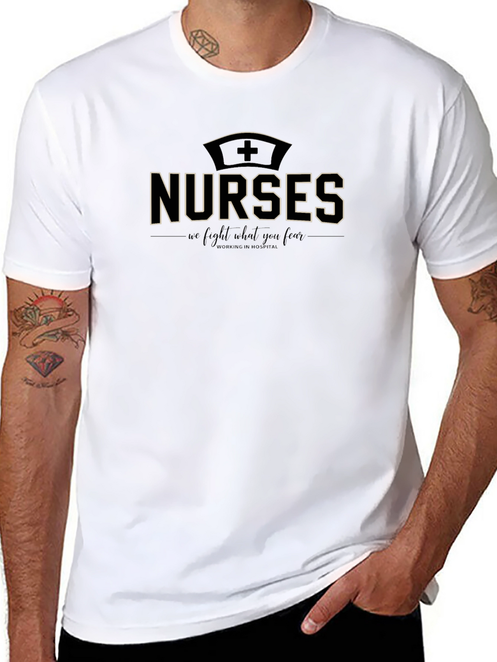 Nurses T-shirt - We Fight What You Fear