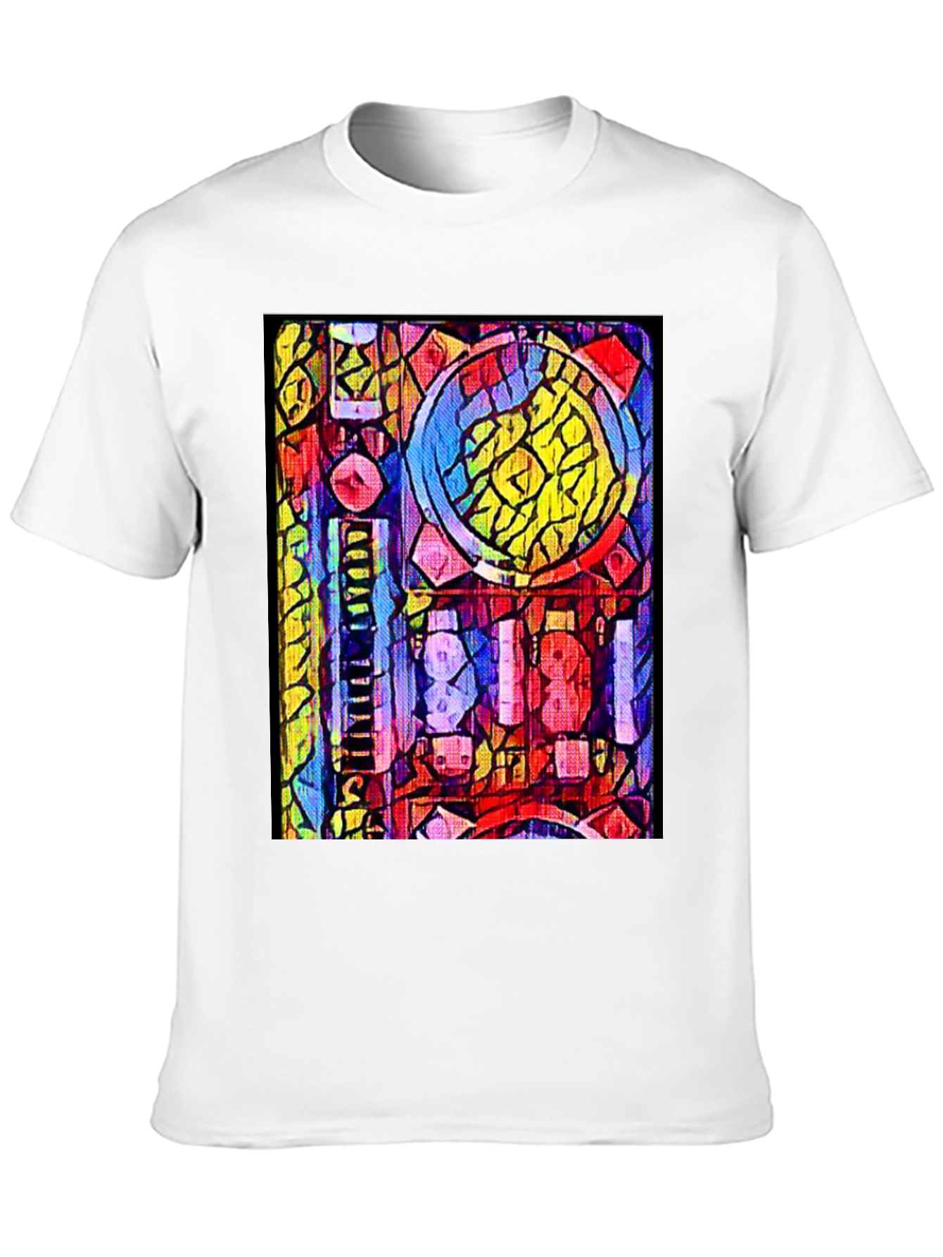 Abstract Geometric Pattern Graphic T-Shirt
