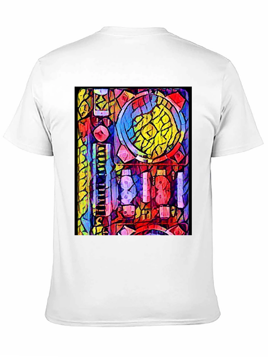 Abstract Geometric Pattern Graphic T-Shirt