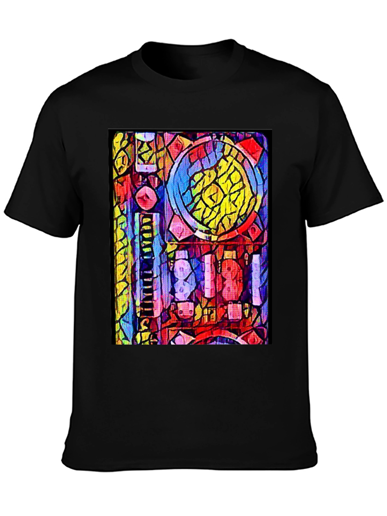 Abstract Geometric Pattern Graphic T-Shirt