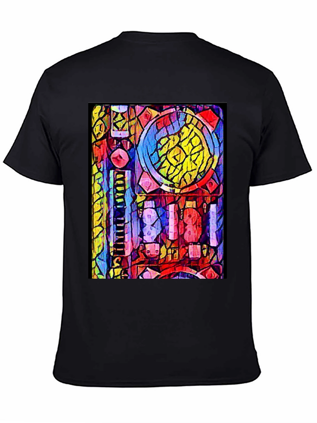 Abstract Geometric Pattern Graphic T-Shirt