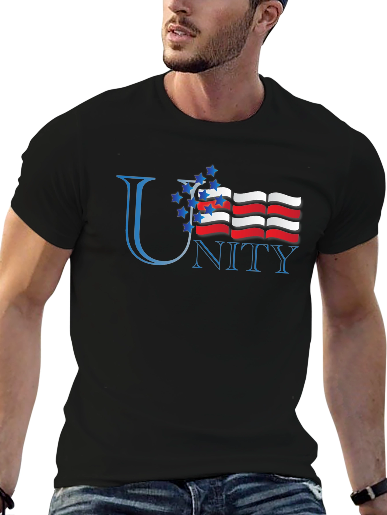 Unity Graphic T-Shirt - Patriotic Design