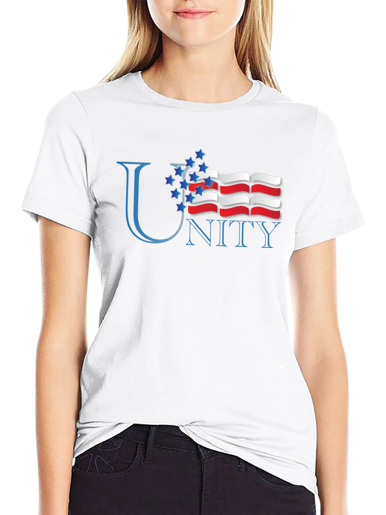 Unity Graphic T-Shirt - Patriotic Design