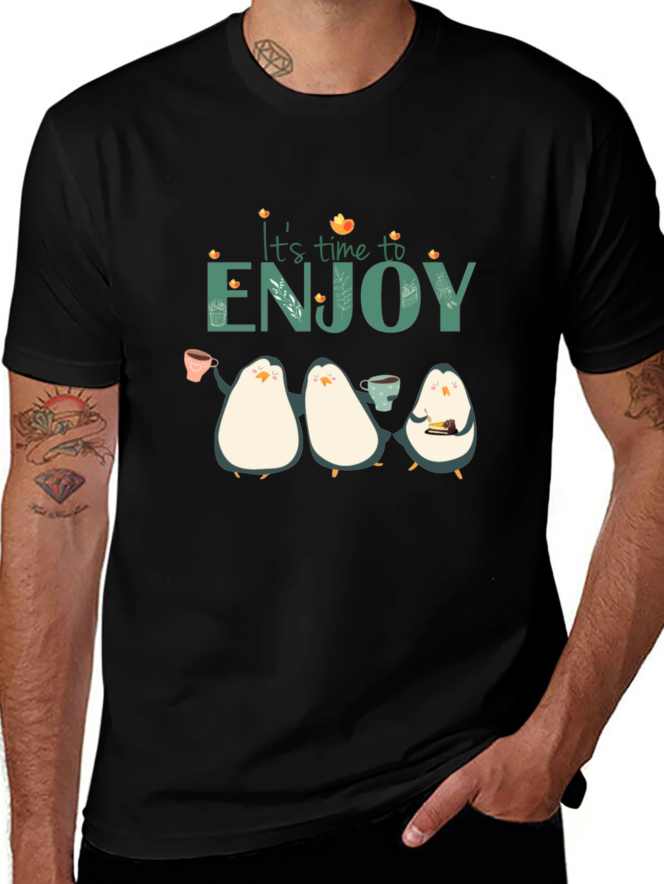 Its Time To Enjoy Penguin T-Shirt