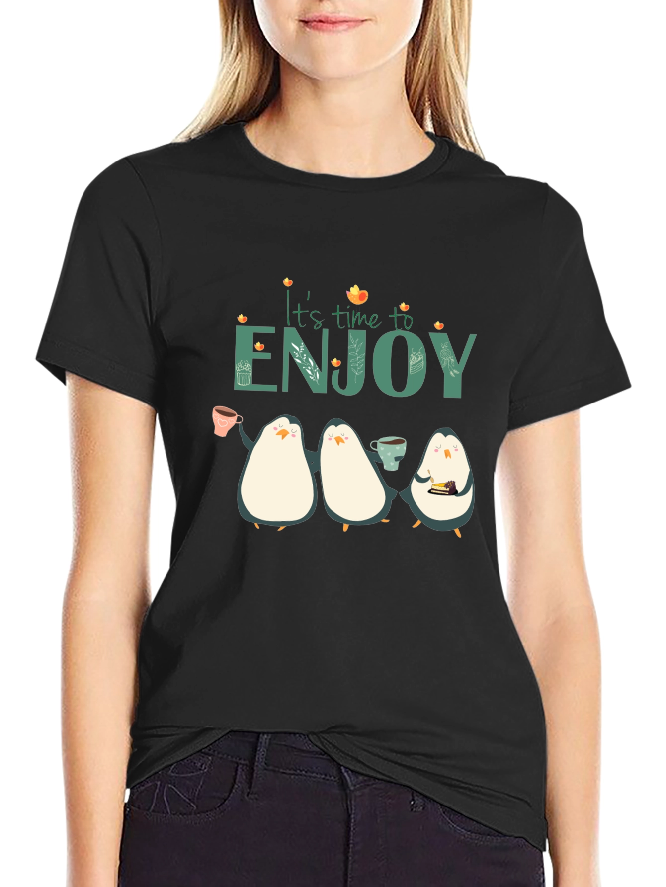 Its Time To Enjoy Penguin T-Shirt