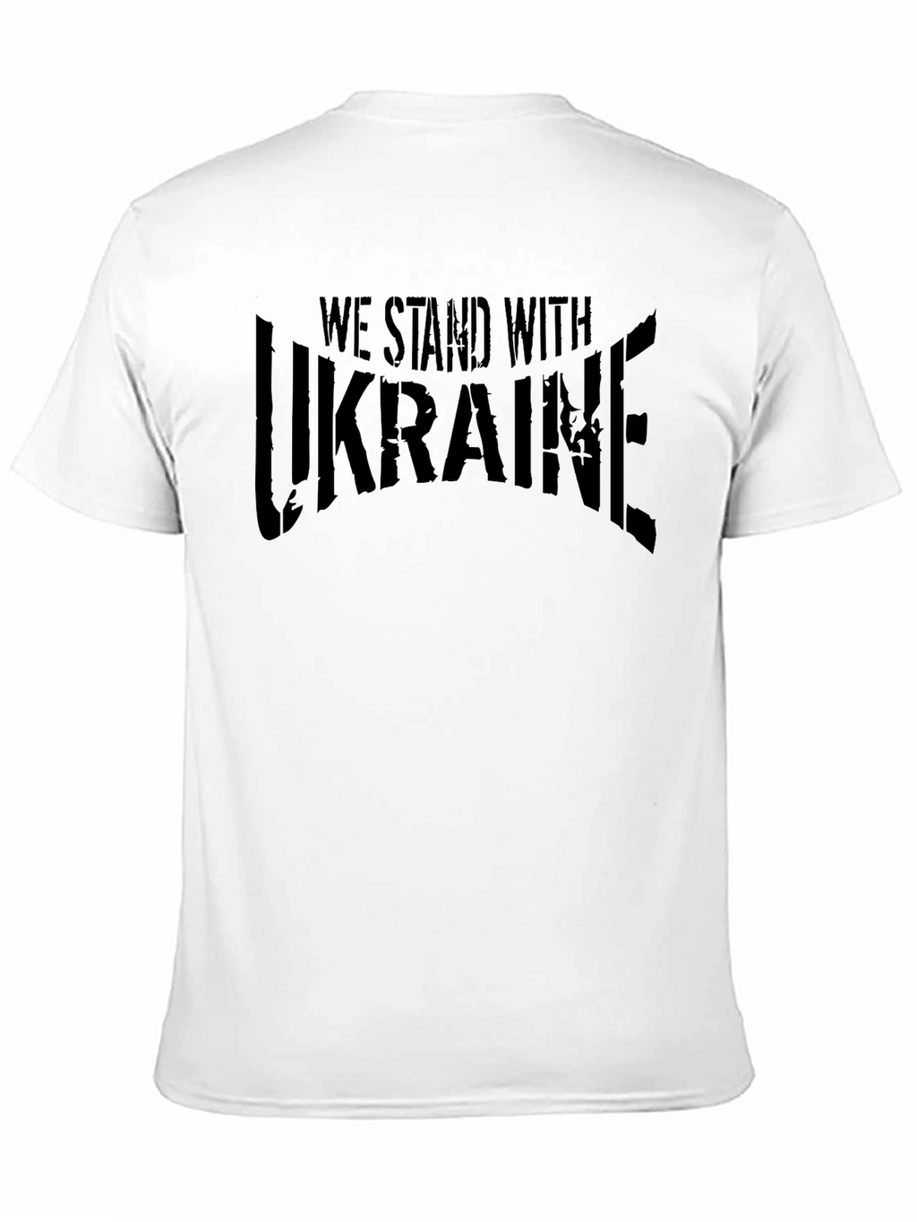 We Stand With Ukraine Graphic Tee - Black