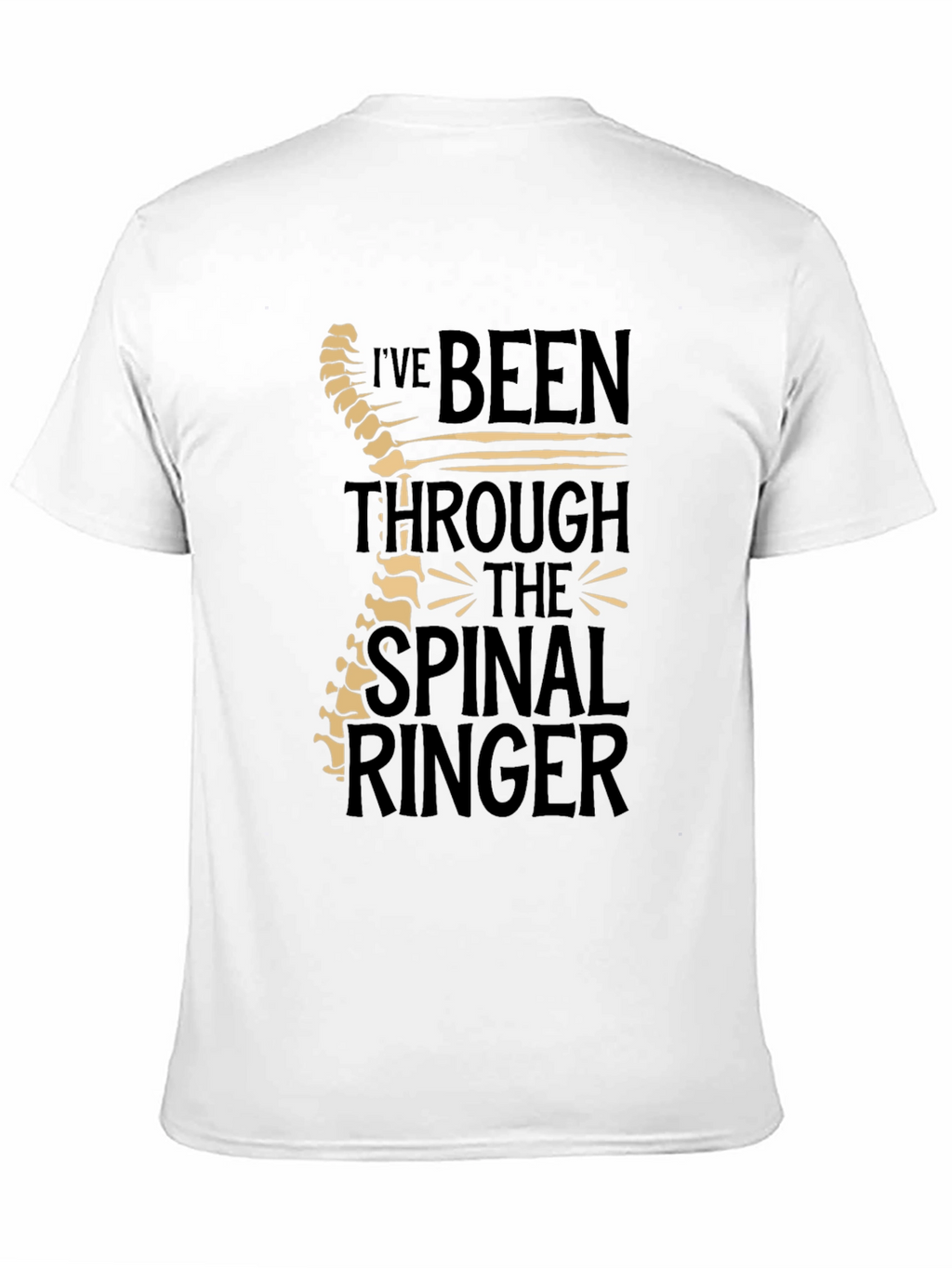 Chiropractor Humor T-Shirt - Spinal Ringer Tee