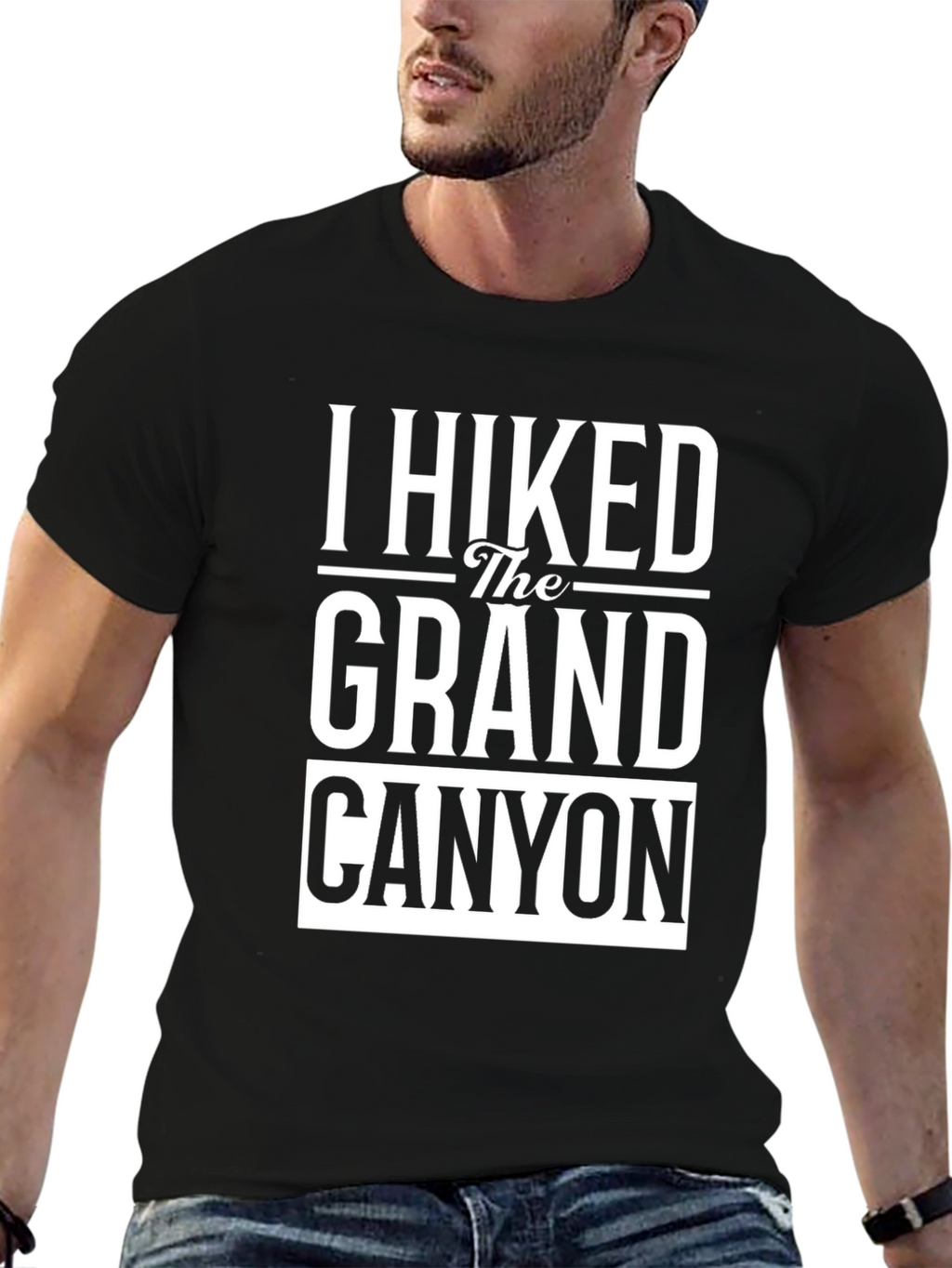 I Hiked The Grand Canyon Black T-Shirt