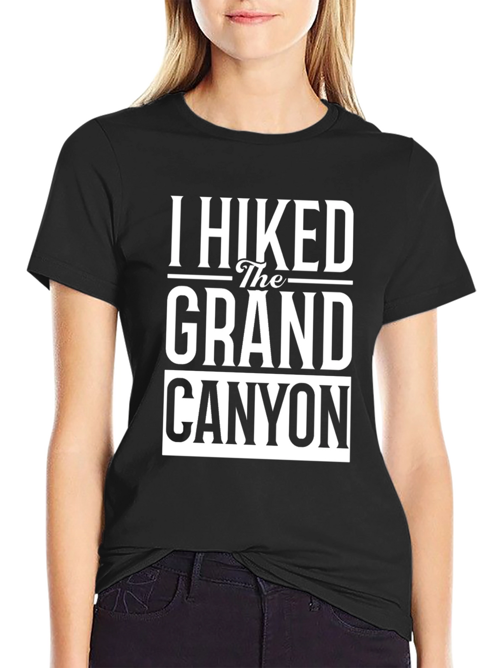 I Hiked The Grand Canyon Black T-Shirt