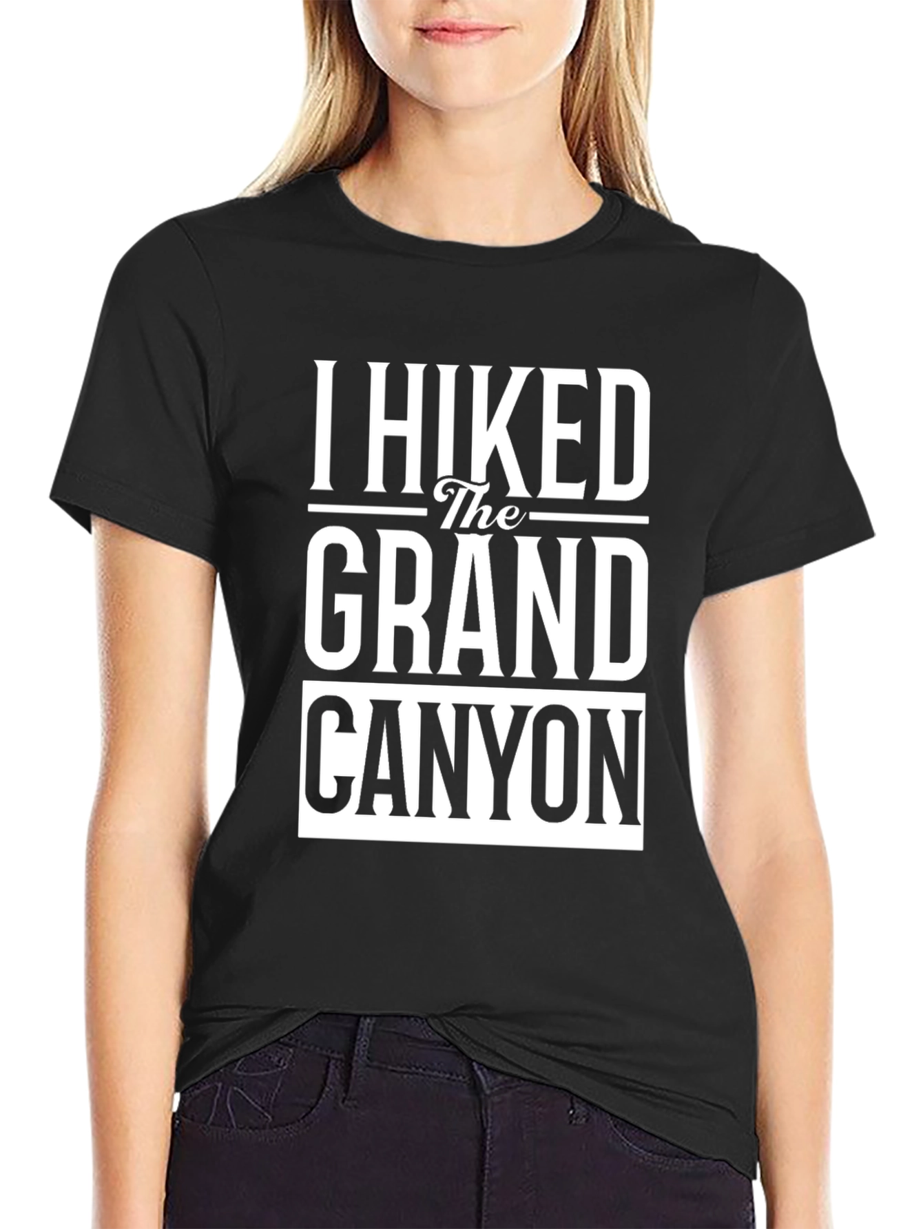I Hiked The Grand Canyon Black T-Shirt
