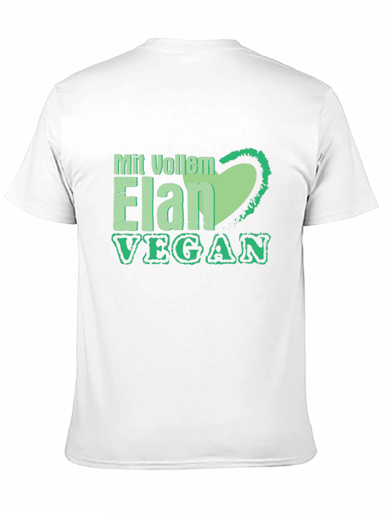 Vegan Elan T-Shirt: Green Heart