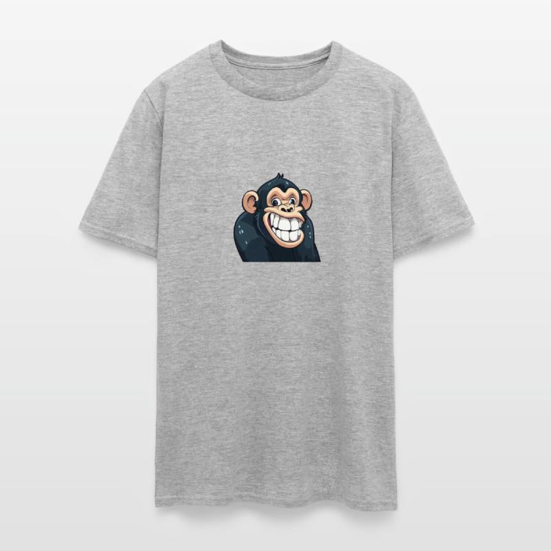 Grinning chimpanzee