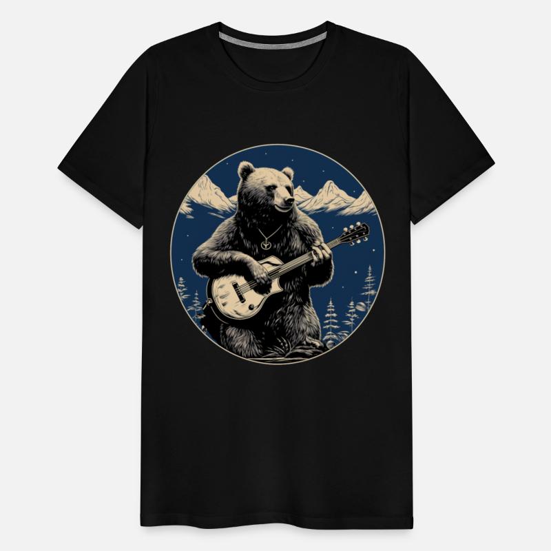 Grizzly Bear Playing Guitar